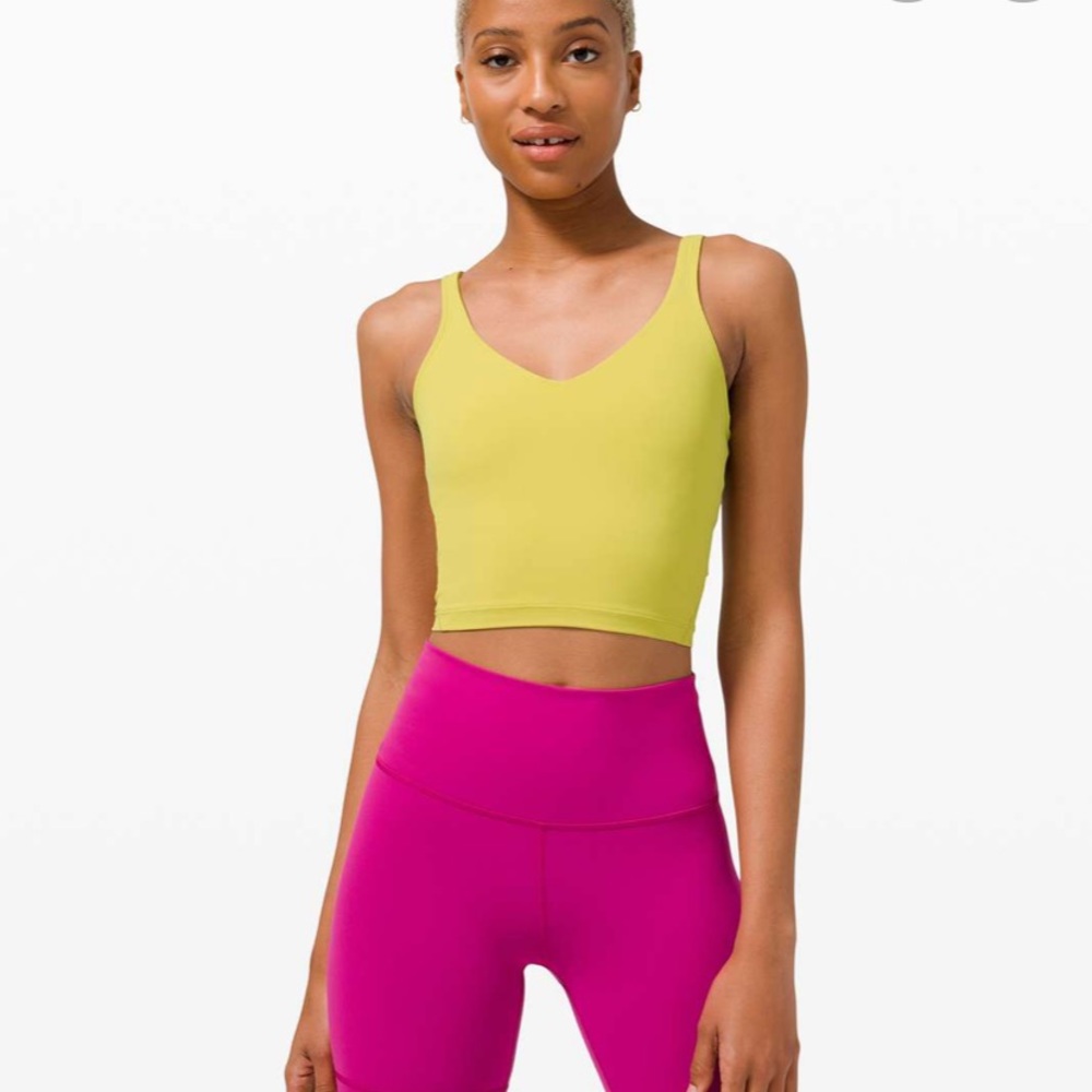 lululemon athletica Yellow align tank